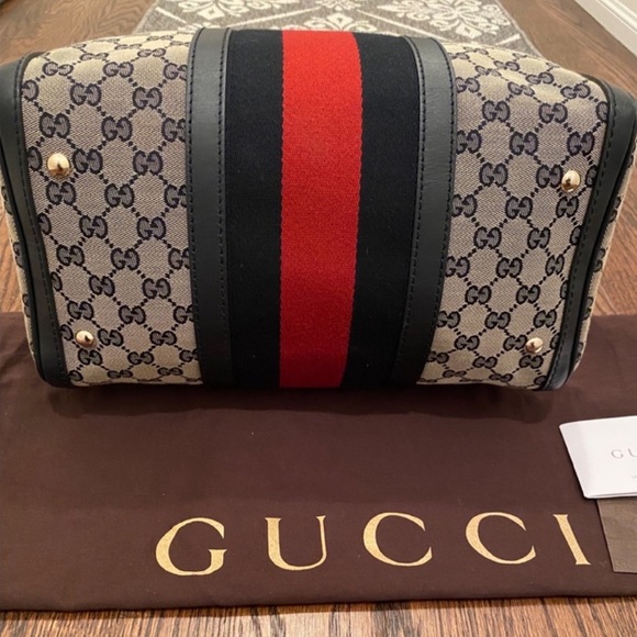 Gucci Ophidia Web Boston Bag Medium - Picture 7 of 15